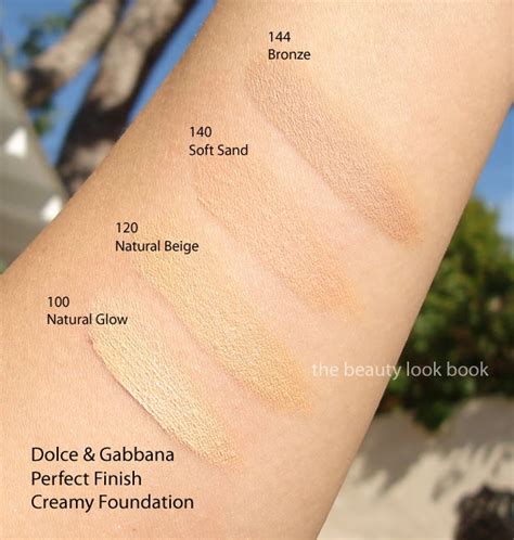 dolce gabbana foundation shades